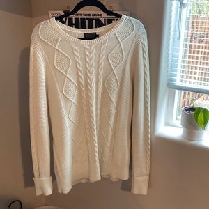 White Pendleton Sweater